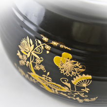 探索益精陶瓷煲K018 黑色贴金花设计与实用性兼备的厨房好帮手